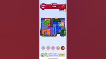 Color block jam 596 walkthrough solution #games #gaming #colorblockjam #gameplay