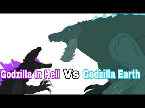 Godzilla in hell vs Godzilla earth 