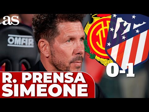 SIMEONE, RUEDA PRENSA completa MALLORCA 0 - ATLÉTICO 1 hoy