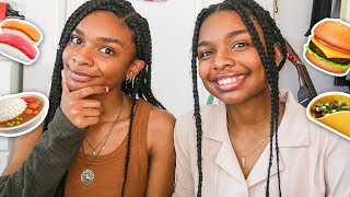 What We Eat in a Day! | Deja and Di-V