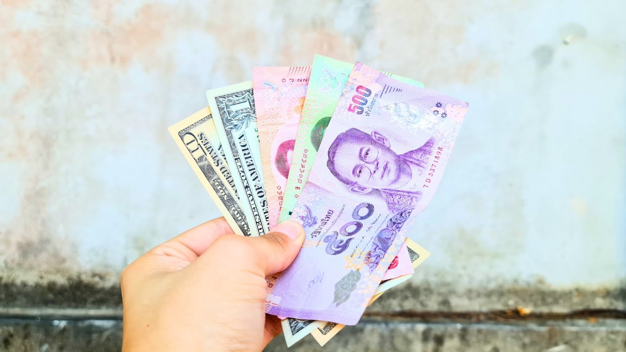 Thai Baht Currency Denominations (฿1 to ฿1000)