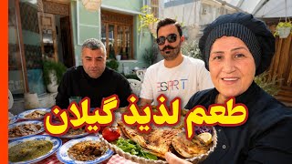 Authentic Gilani Flavors at the Traditional Shams-ol-Emareh Restaurant in Beautiful Bandar-e Anza...