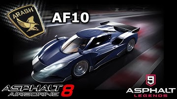 Arash AF10: Asphalt 8 vs Asphalt 9