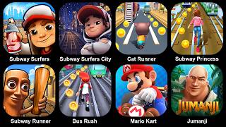 Subway Surf City,Subway Surf,Cat Runner,Subway Princess,Subway Runner,Bus Rush,Mario Kart,Jumanji screenshot 2