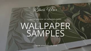 What Spoonflower Wallpaper Samples Actually Look Like | Honest Review + Comparison
