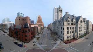 Downtown Milwaukee Drone Sphere