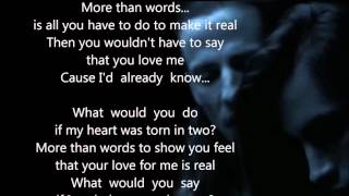 Extreme - More Than Words - HQ- Scroll Lyrics &quot;22&quot;