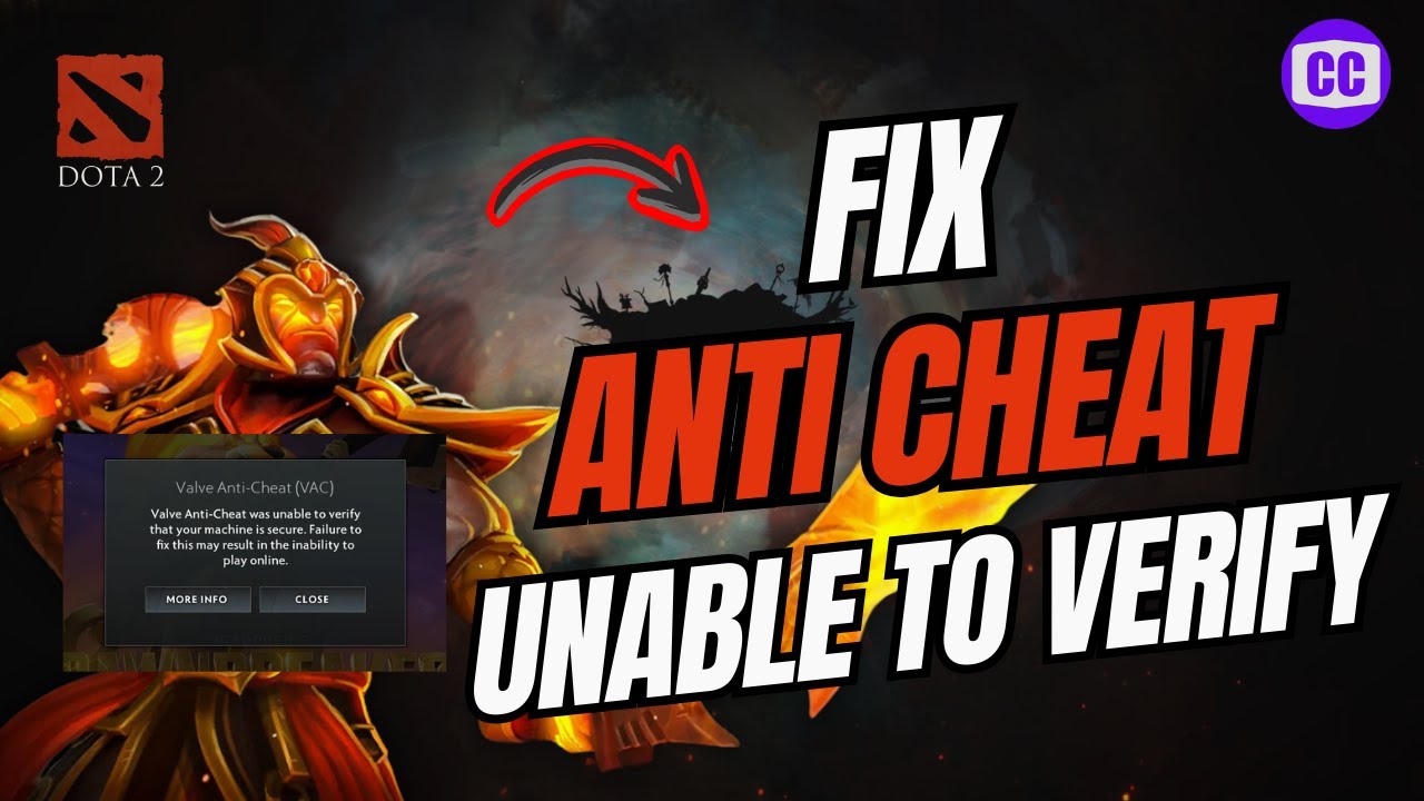 How To Fix Dota 2 "Valve Anti-Cheat Was Unable To Verify" (Guide) - YouTube