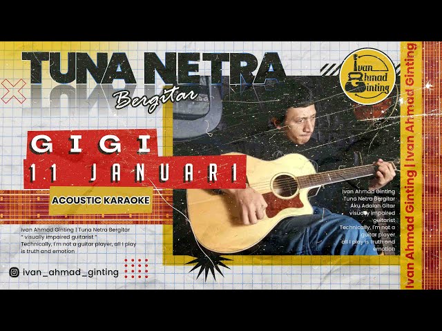 Gigi - 11 Januari  (Acoustic Guitar Karaoke Version) class=