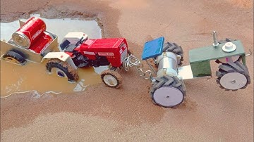 diy tractor stuck in mud | mini science project | part - 3 | DM Tractor