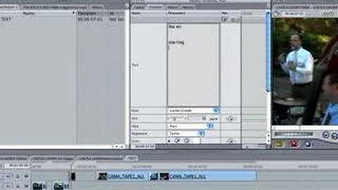 HOW TO MAKE SCROLLING END TITLES IN FINAL CUT PRO