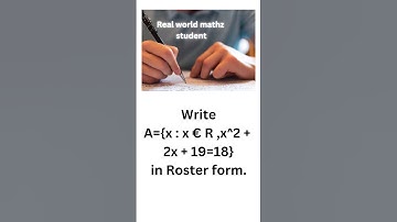 Number 4 set theory tricks |roster form |roster  method