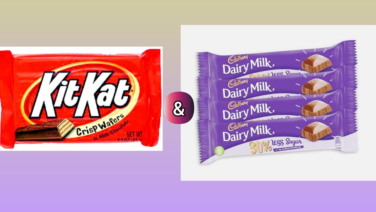 KitKat vs Dairy Milk nutrition facts YouTube