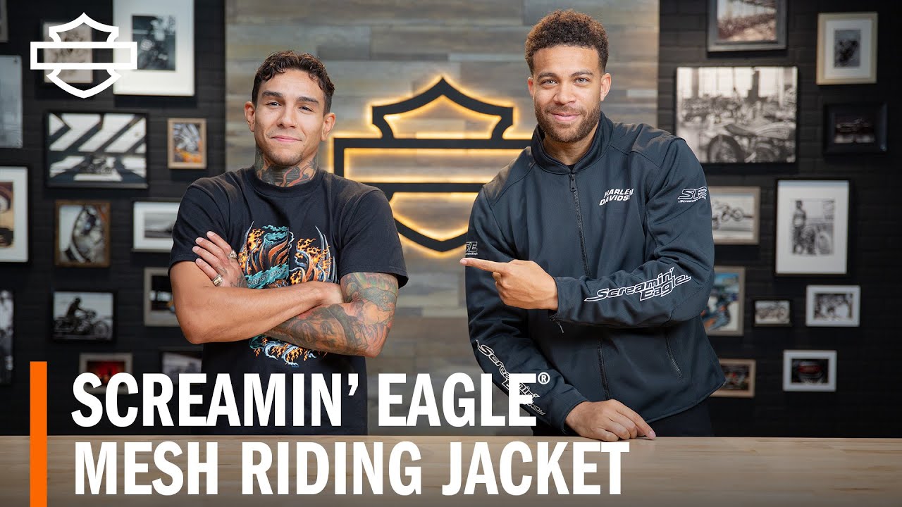 Harley-Davidson Men's Screamin' Eagle Mesh Riding Jacket Overview