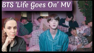 Reacting to BTS 'Life Goes On' MV