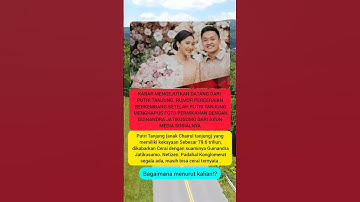 VIRAL, RUMOR PERCERAIAN PUTRI TANJUNG DAN SUAMI #beritaterkini #viral #putritanjung #rumahtangga