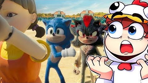 SONIC et SHADOW participe au jeu SQUID GAME !