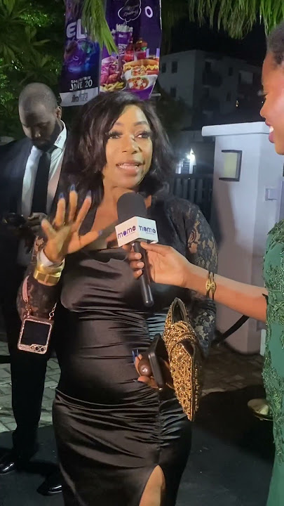 Bimbo Akintola at the premiere of Her excellency the movie #herexcellency #lagosnigeria #imaxcinema