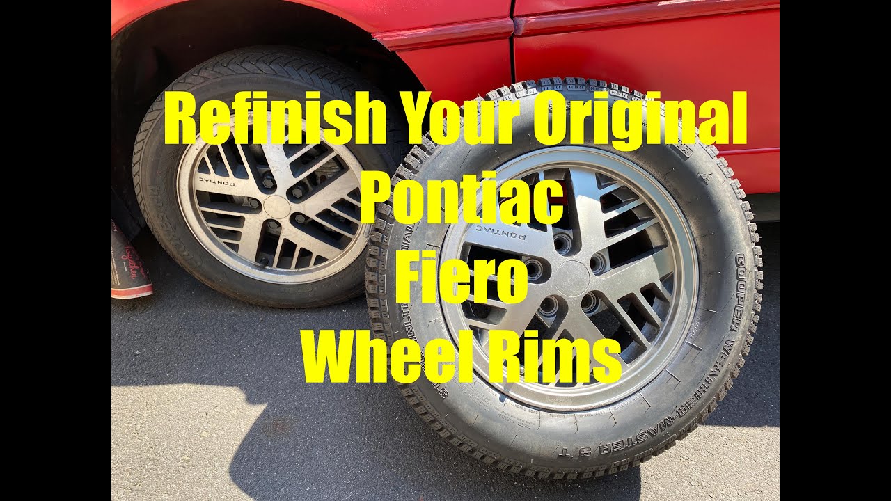 Refinish Your Original Pontiac Fiero Wheel Rims - YouTube