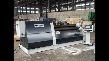 W12-12*2000MM Hydraulic CNC 4 roller plate rolling machine with pre bending function