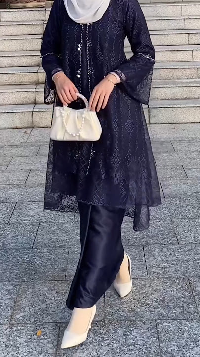 Kebaya simpel elegan #ootdhijab #kebaya #hijabstyle #shorts