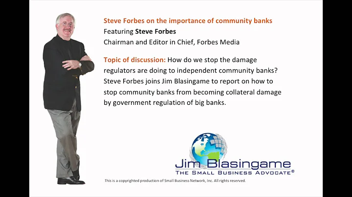 Jim Blasingame with Steve Forbes July 25, 2012