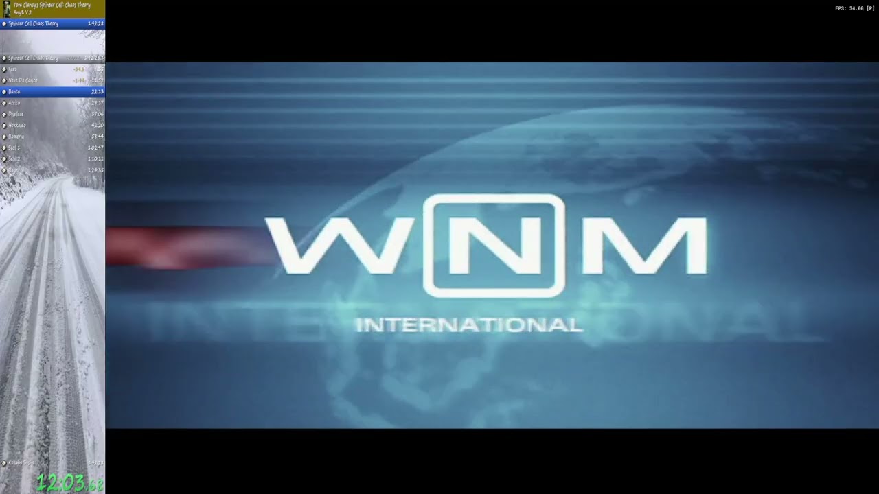 NEW WR Splinter Cell Chaos Theory PS2 EMU Any% RTA Speedrun In 