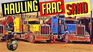 Hauling Frac Sand in West Texas! Oilfield Trucking VLOG