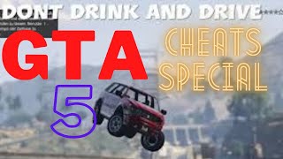 GTA 5 Cheats Special - Drunk - Car Chase - Superjump - Grand Theft Auto V Online Playstation