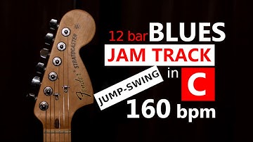 Blues Backing Track in C - Jump Swing (12 bar, 160 bpm)