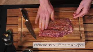 Flank Steak Pupok V Big Green Egg