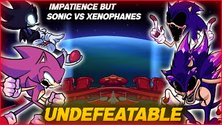 Undefeatable | Impatience But Sonic And Xenophanes Sings It | Fnf Cover