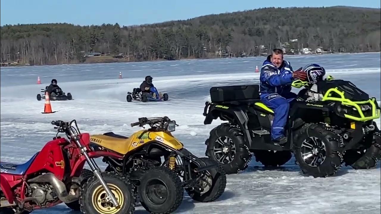 Burden Lake Ice Racing 2021 YouTube