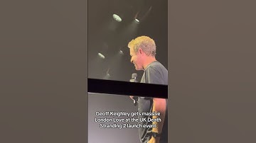 Geoff Keighley gets massive London Love at the UK Death Stranding 2 launch event #london #ps5