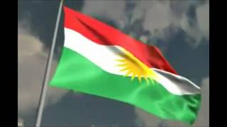 Ala Kurdistanê Bi Anîmasyon - Kurdistan Flag.