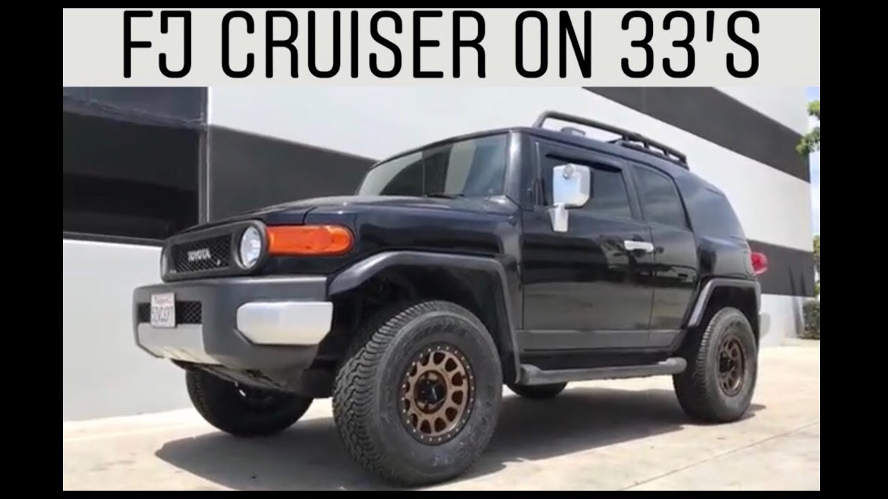 2 Toyota Fj Cruisers In For Leveling Kits 33 Tires Youtube