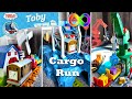 Thomas  friends cargo run with toby  diesel and slow motion replays