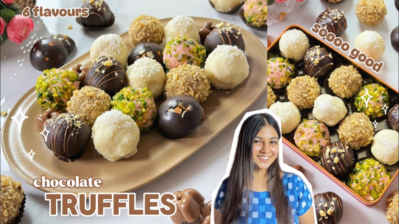 How to make CHOCOLATE TRUFFLES | 6 different flavours | COMPLETE GUIDE