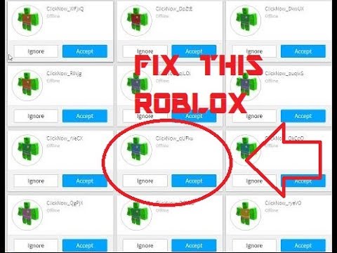 Roblox Get Your Friend Request Spammers Under Control Youtube - roblox bots sending friend requests