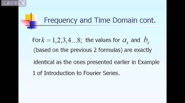 Lecture 5: Fourier Transform Pair: Frequency & Time Domain Part 3 of 3