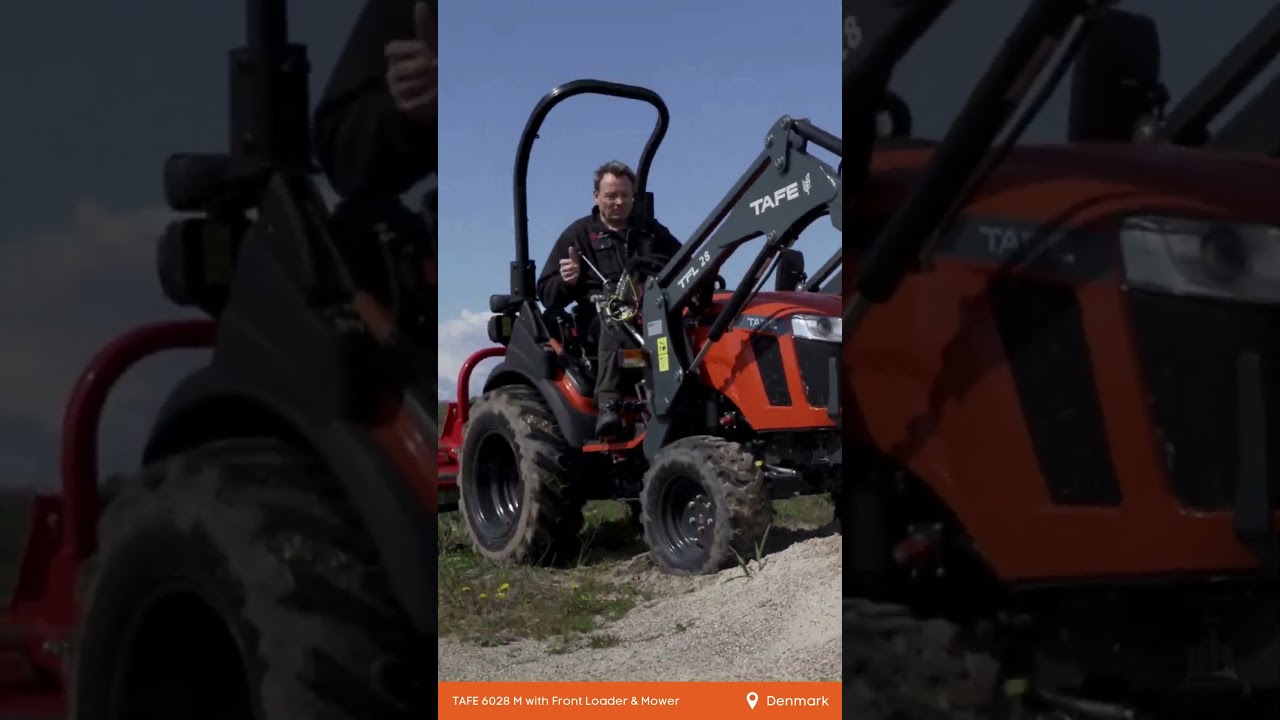 TAFE 6028 M in the fields of Denmark