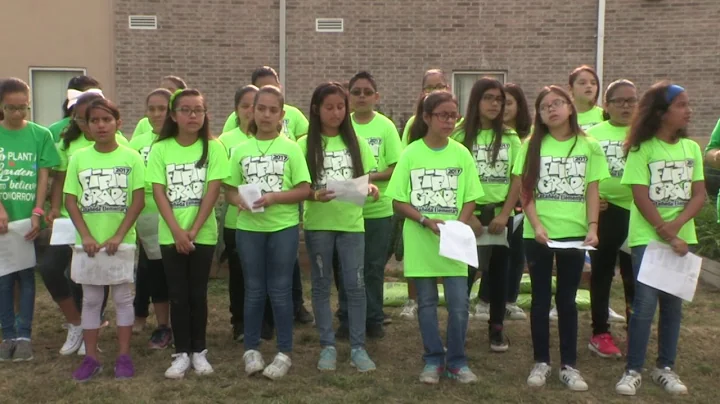 Castaneda Elementary Celebrates Gardening Day.