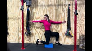 Half Kneeling Archer For Mid Back And Hip Mobility