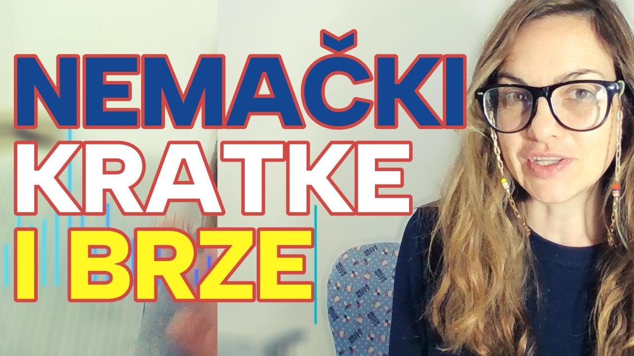 NEMAČKI - KRATKE I BRZE REČENICE KOJE MORATE KORISTITI SVAKI DAN