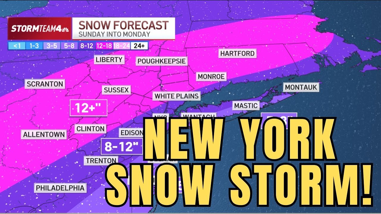 🔴 MAJOR SNOW STORM NYC Exploring Manhattan Before The BLIZZARD! 🥶