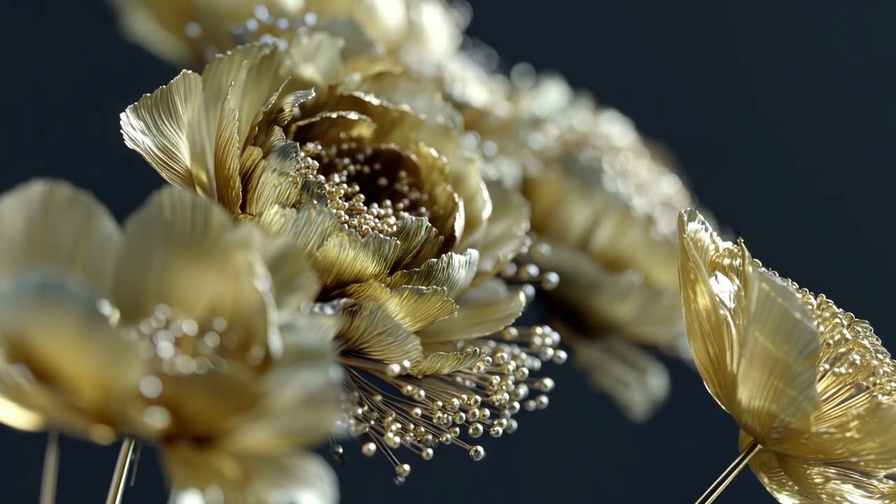 Symmetry Series Golden Bloom – The Phone Case with the Midas Touch