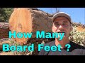 How to Scale Logs and Find Board Feet of Lumber, Doyle Scale