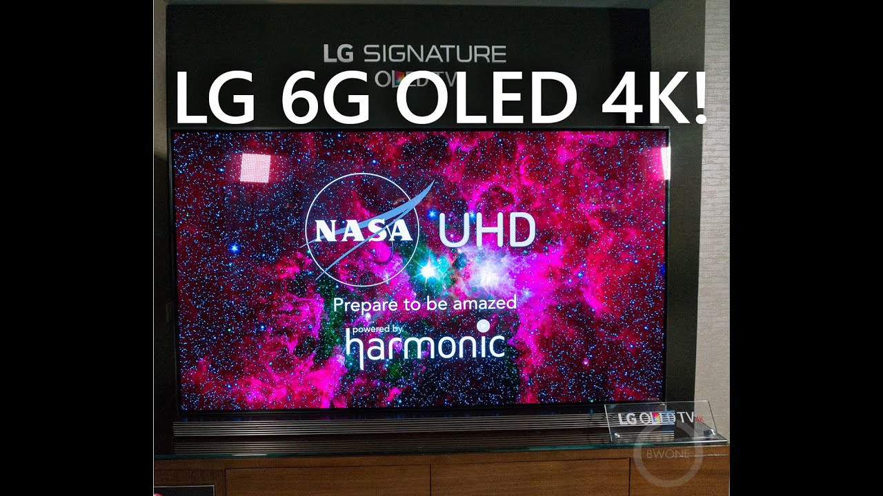 gaming logo LG G6 OLED 4K Signature Series TV First Look