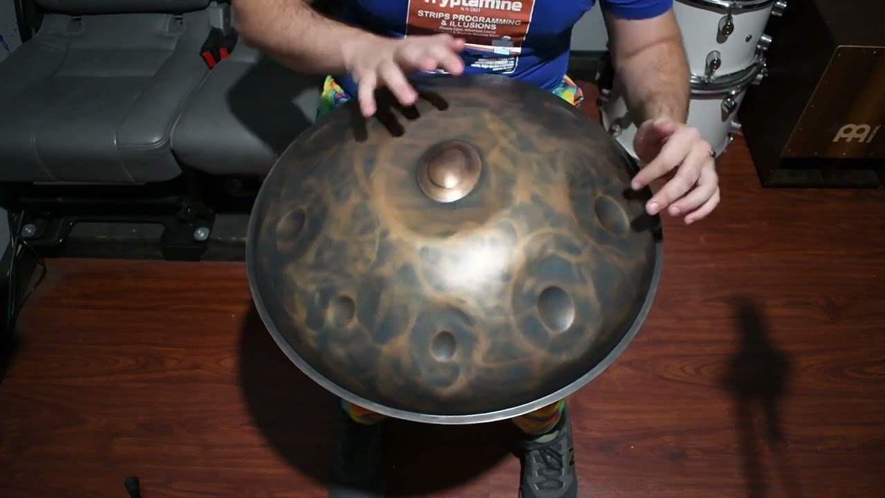 Hamsa Handpans - C# Golden Sea 9