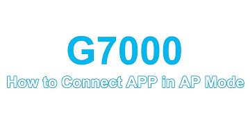 Tikom G7000 Wifi Connection - AP Mode